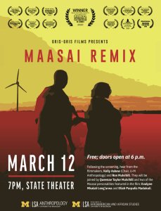 Maasai Remix screens March 12 at the State Theater in Ann Arbor