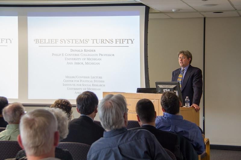 Miller-Converse lecture by Donald Kinder: "'Belief Systems' Turns Fifty"
