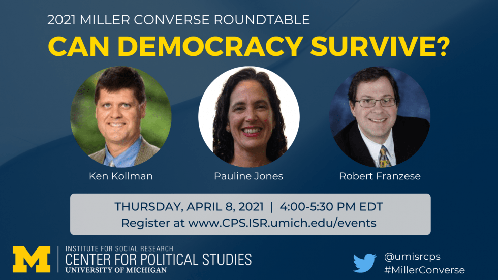 Event flyer for the Miller Converse Roundtable
